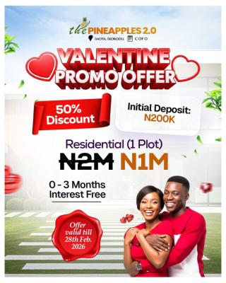 Valentine Promo Offer on Estate Gated Land with C of O, Pineapple Estate 2.0, Imota, Ikorodu, Lagos, Mixed-use Land for Sale