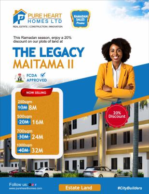 Maitama Ii, Estate Land, Maitama 2, Maitama District, Abuja, Residential Land for Sale