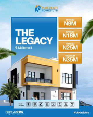 Estate Land, Maitama 2, Maitama District, Abuja, Residential Land for Sale