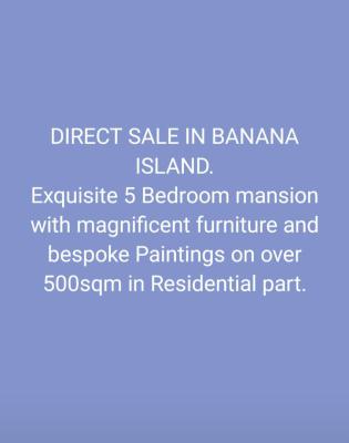 Super Luxury 5 Bedroom Fully Detached Diplex with 2 Bq, 1st Avenue, Banana Island, Ikoyi, Lagos, Detached Duplex for Sale