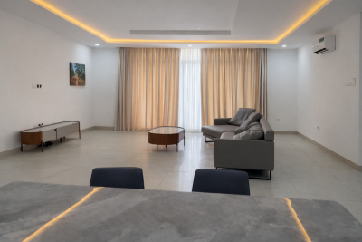 Furnished 3bedrooms Apartment with Bq, Tarred Road, Katampe Extension, Katampe, Abuja, Flat / Apartment for Rent