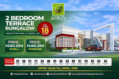 Own a Luxury 2 Bedroom Terraced Bungalow, Manhattan Parks and Gardens Estate,uke, Nasarawa, Nasarawa, Terraced Bungalow for Sale