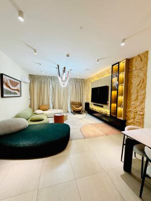 Super Furnished 2 Bedrooms Apartment with Bq and Swimming Pool and Gym, Lekki Phase 1, Lekki, Lagos, Flat / Apartment for Rent