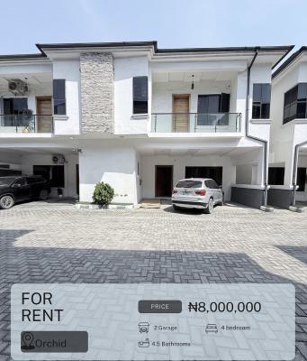 Beautiful Luxury 4 Bedroom Terrace Duplex, Orchid Road, Lekki, Lagos, Terraced Duplex for Rent