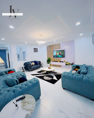 3 Bedroom Fully Furnished Apartment with Bq, Victoria Island (vi), Lagos, Flat / Apartment for Rent