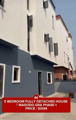 Smart Home 5 Bedrooms Fully Detach with 1 Bq Sitting on  *350sqm* Land, Gra Phase 1, Magodo, Lagos, Detached Duplex for Sale
