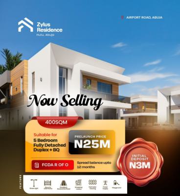 a Well Positioned and Secured Buy and Build Land at Zylus Residence, The Heart of Hutu, Lugbe District, Abuja, Residential Land for Sale