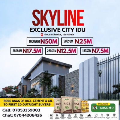 Plots of Land, Idu Industrial, Abuja, Land for Sale