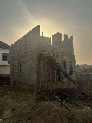 Luxury 3bedroom Semi Detached Duplex Carcass Level, Nut Road Close to Oasis School After Shafa Filling Station, Lugbe District, Abuja, Semi-detached Duplex for Sale