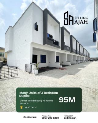 Three Bedroom Terrace Duplex, Abraham Adesanya, Ajah, Lagos, Terraced Duplex for Sale