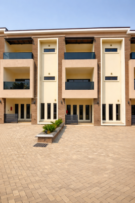 4bedrooms Terrace Duplex with Bq, Tarred Road, Guzape District, Abuja, Terraced Duplex for Rent