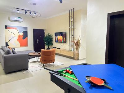 Beach View 2 Bedroom Apartment with Snooker and Swimming Pool, Ikate Elegushi, Lekki, Lagos, Flat / Apartment for Rent