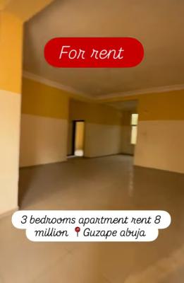 Spacious 3 Bedrooms Apartment, Guzape District, Abuja, House for Rent