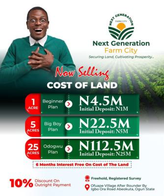 Own Productive Farmland Before The Next Investment Boom, Abeokuta South, Ogun, Mixed-use Land for Sale