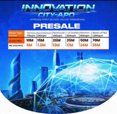 170sqm Selling at Prelaunch Price, Apo, Abuja, Residential Land for Sale