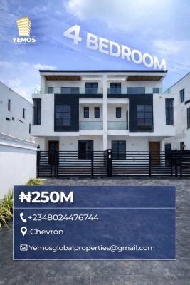 4 Bedroom -semi Detached Duplex, Lekki Second Toll Gate, By Chevron, Lekki, Lagos, House for Sale