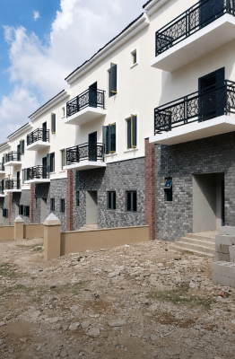 Brand New 5 Bedroom Terrace Duplex with Boysquarters Unit, Ogundana Road, Allen, Ikeja, Lagos, Terraced Duplex for Sale
