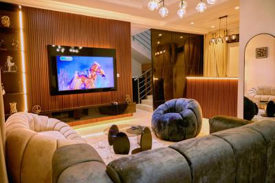 Exquisite 4-bedroom Duplex,self Compound, Bera Estate Chevron, Lekki, Lagos, Detached Duplex Short Let