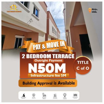 House with C of O at Oasis Homes, Abuja Gra Lekki Epe Expressway, Abijo, Lekki, Lagos, Terraced Duplex for Sale
