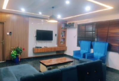 Standard Spacious Fully Furnished 3 Bedroom Bungalow (self Compound), Off, Adeniran Ogunsanya, Surulere, Lagos, Detached Bungalow for Rent