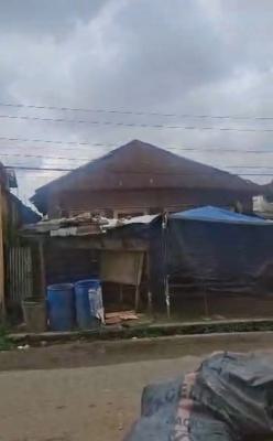 Standard Full Plot with Demolishable Bungalow on It at  Ala, Alagomeji, Yaba, Lagos, Block of Flats for Sale