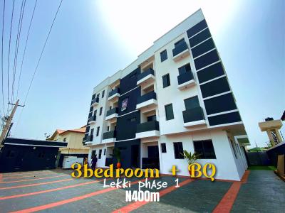 Newly Built 3bedroom with Bq, Lekki Phase 1, Lekki, Lagos, Flat / Apartment for Sale