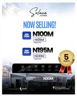 Land with Governors Consent, Solace Platinum Estate, Chevron, Lekki, Lagos, Land for Sale