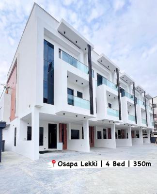 Fully Serviced 4 Bedroom Terrace with Swimming Pool, Osapa, Lekki, Lagos, Terraced Duplex for Sale