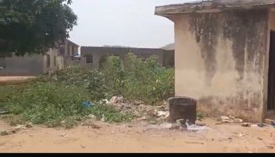 Full Plot of Land (corner Piece) with an Uncompleted Structure & 3shop, Omitoro Bus-stop, Along Ijede Road, Ikorodu, Lagos, Residential Land for Sale