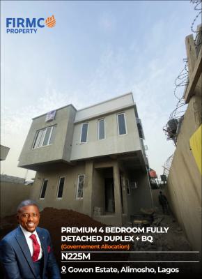Premium 4 Bedroom Fully Detached Duplex + Bq, Egbeda, Alimosho, Lagos, Detached Duplex for Sale