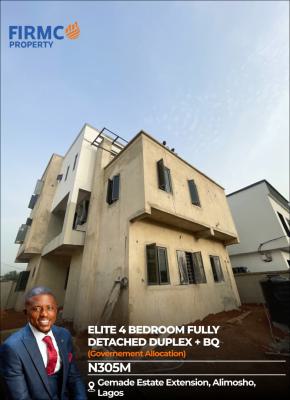 Smart 4 Bedroom Fully Detached Duplex + Bq, Egbeda, Alimosho, Lagos, Detached Duplex for Sale