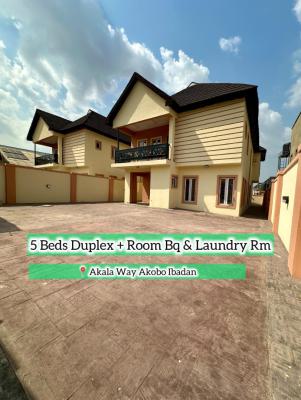 Newly Built 5 Beds Duplex with Room Bq, Akala Way, Akobo,, Ibadan, Oyo, Detached Duplex for Sale