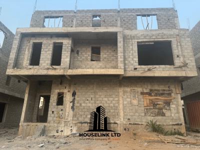 Semi Finished 5 Bedroom Detached Duplex with Bq Available in a Mini Es, Guzape Main  Abuja, Guzape District, Abuja, Detached Duplex for Sale