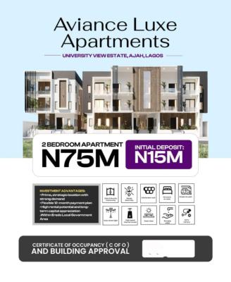 2 Bedroom Luxurious Apartment with C of O, Ajah, Lagos, Flat / Apartment for Sale