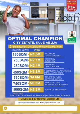 Exquisite and Spacious 550sqm Land Space with Fcda Approved Documents, Kuje, Abuja, Residential Land for Sale