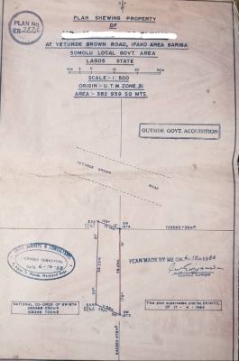 382.939sqm Land with Unfinished Structure Deal Available to Be Closed, Gbagada, Lagos, Block of Flats for Sale