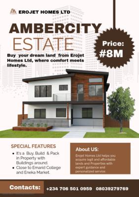 Plots of Land, Eneka Ring Road, Port Harcourt, Rivers, Residential Land for Sale