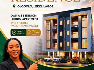 Luxury 2 Bedroom Apartment Off- Plan — Lekki, Lagos