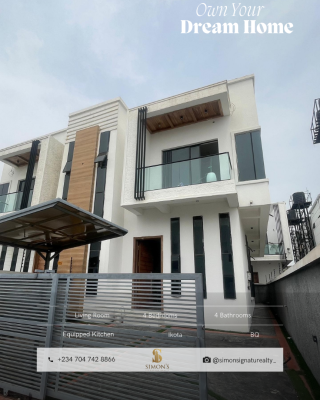Luxury 4 Bedroom Semi Detached Duplex, Ikota, Lekki, Lagos, Semi-detached Duplex for Sale