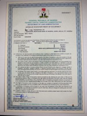 Land Size: 100.68 Hectares, Maitama 2, Maitama District, Abuja, Mixed-use Land for Sale