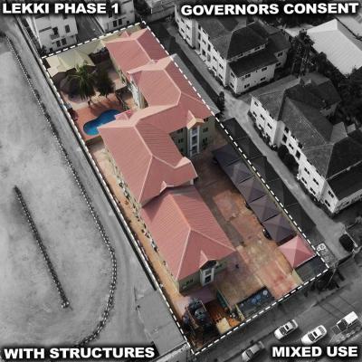 2,394 Sqm Land with Structure), Lekki Phase 1, Lekki, Lagos, Mixed-use Land for Sale