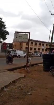 1,006 Sqm Land with Drive Way    Plus 6 Bedroom Flats, Along Alagbole Akute Road Via Ojodu Berger, Akute, Ifo, Ogun, Commercial Land for Sale