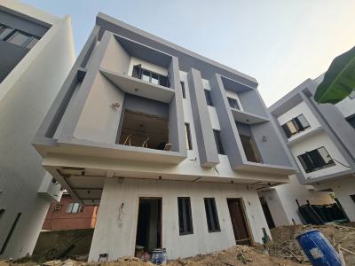 Brand New 4 Bedroom Semi Detached Duplex with Bq in a Gated Estate, in a Gated Estate, Alaka, Surulere, Lagos, Semi-detached Duplex for Sale
