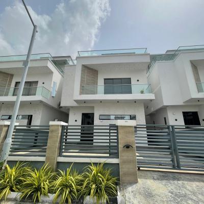 Contemporary 5 Bedroom Fully Detached Duplex with Bq and Home Cinema, Osapa London, Lekki, Lagos, Detached Duplex for Sale
