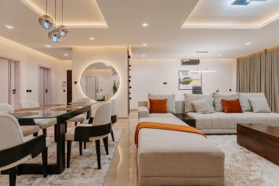 Brand New Luxury 3 Bedroom Apartment, 9th Floor, Girald Road, Ikoyi, Lagos, Flat / Apartment Short Let