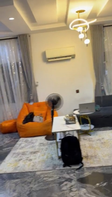 Partly Furnished 1 Bedroom in a Shared Apartment, Gated and Secured Area, Spar Road, Ikate Elegushi, Lekki, Lagos, Self Contain (single Rooms) for Rent