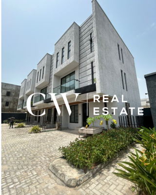 4-bedroom Terrace Duplex with Bq in Ikate, Ikate, Lekki, Lagos, Terraced Duplex for Sale