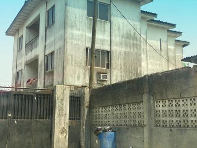 Standard 3nos of 3bedroom Flat on 3floors Storey Building, Iyana Ipaja, Ipaja, Lagos, Block of Flats for Sale