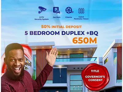 Luxury 5 Bedroom Detached Duplex Plus BQ (Off Plan) . — Maryland, Lagos