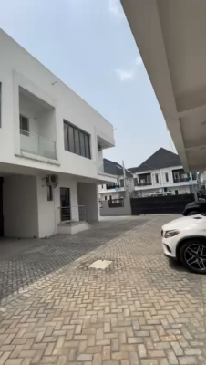 Self Serviced 3 Bedroom Terrace Duplex with Boys Quarters, Chevy View Estate, Chevron Drive, Lekki Phase 2, Lekki, Lagos, Terraced Duplex for Rent